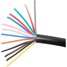 13 Core Cable for Trailer 2m Towing Wire 13 Core Trailer Cable Black for Caravan Truck Industry