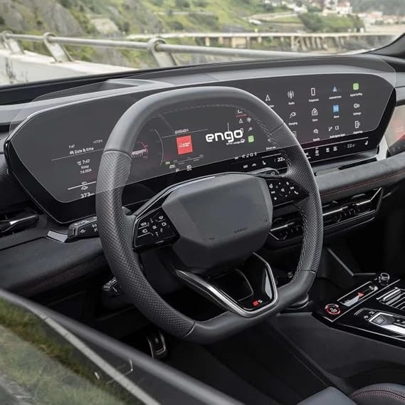 Engo Audi A6 Mat Ekran Koruyucu Dijital Gösterge Ve Multimedya C9 Kasa Audi İle Uyumlu