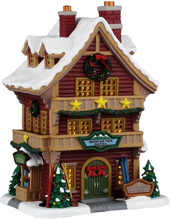 Lemax Mountain View Hotel Lighted Buildings 65579
