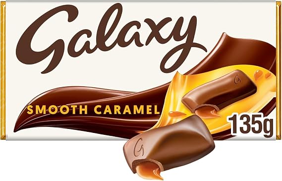 Galaxy Smooth Caramel Filled Milk Chocolate Sharing Bar 135g