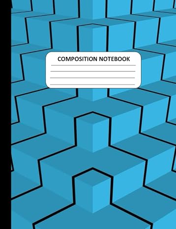 Composition Notebook, Wide Ruled 100 Pages Notebook for School, Work and Home.: 7.5 x 9.75 Lined Pages for Everyday Use