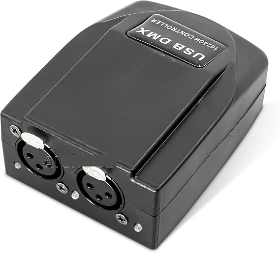 DJ Controller Lighting Console USB DMX 1024CH Controller Interface Computer Original Software 3D Lighting Effects AVI Export