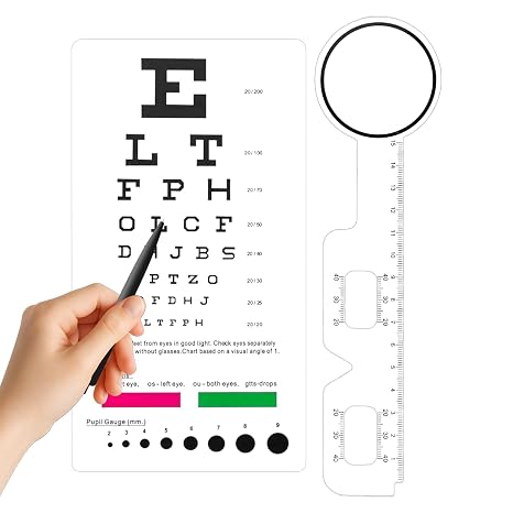 Eye Exam Chart PVC Standard Visual Acuity Measurement