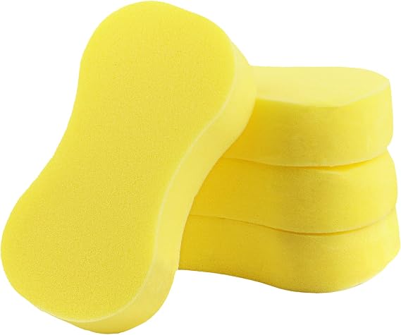 4 Pack Car Sponges, Large Car Sponge for Washing, UltraSoft Cleaning Sponge