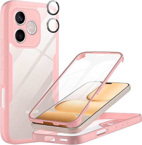 for Honor 600 Lite 5G Case with Built-in Screen Protector and Camera Lens