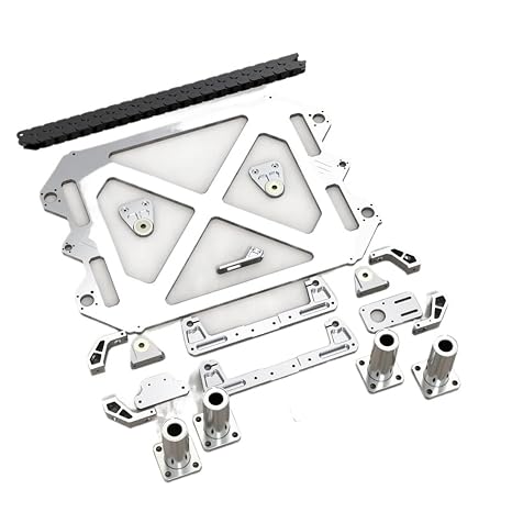 Compatible for VzBoT 330 3D Printer, CNC Z Axis Bracket Kit, All Metal Mellow High Precision Z Axis Upgrade(Silver)