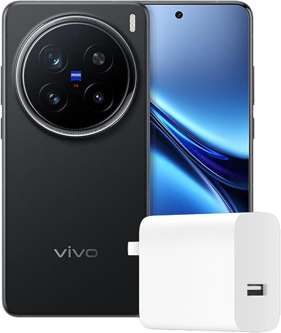 vivo X200 Pro 5G Smartphone|12G+256G|China Version|Full GOOG Service|6.78" 120Hz AMOLED Display|50MP Main Camera+200MP Z EISS APO Telephoto Camera|6000 mAh Battery+90W Fast Charge(Charger Inculded)