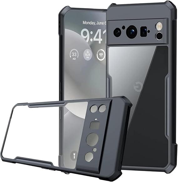 Microcase Google Pixel 8 Pro ile uyumlu Airbag Serisi Darbeye Dayanıklı Köşe Korumalı Tpu Kılıf - AL3370