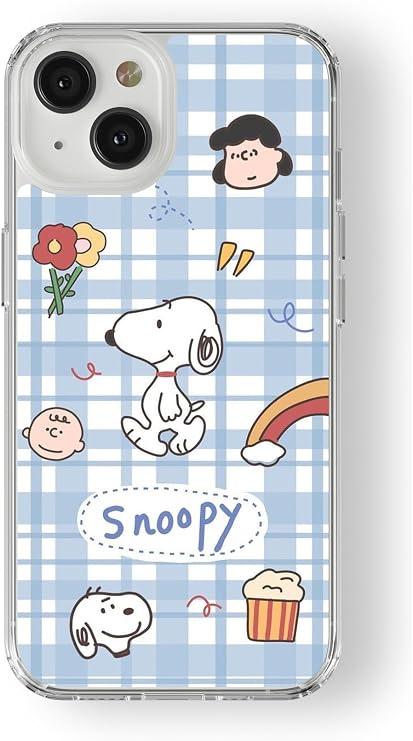 Multitronic iPhone 13 Uyumlu Snoopy Tasarım Baskılı Şeffaf Kılıf, space13i240