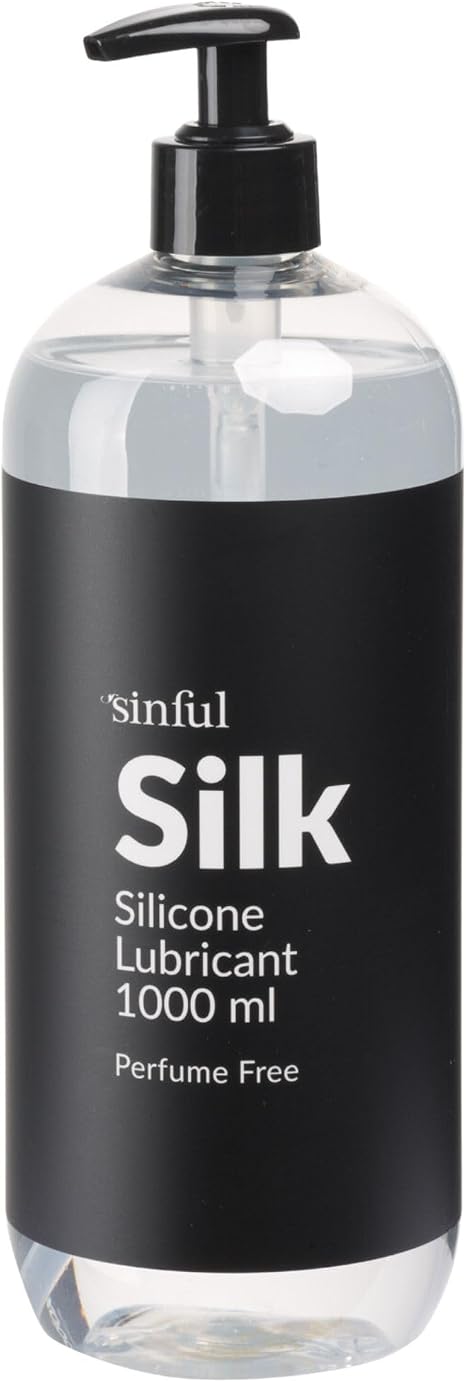 Sinful Silk Silicone Based Lubricant 1 Litre Transparent