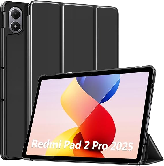 TiMOVO Case for Xiaomi Redmi Pad 2 Pro 12.1'' 2025, Black