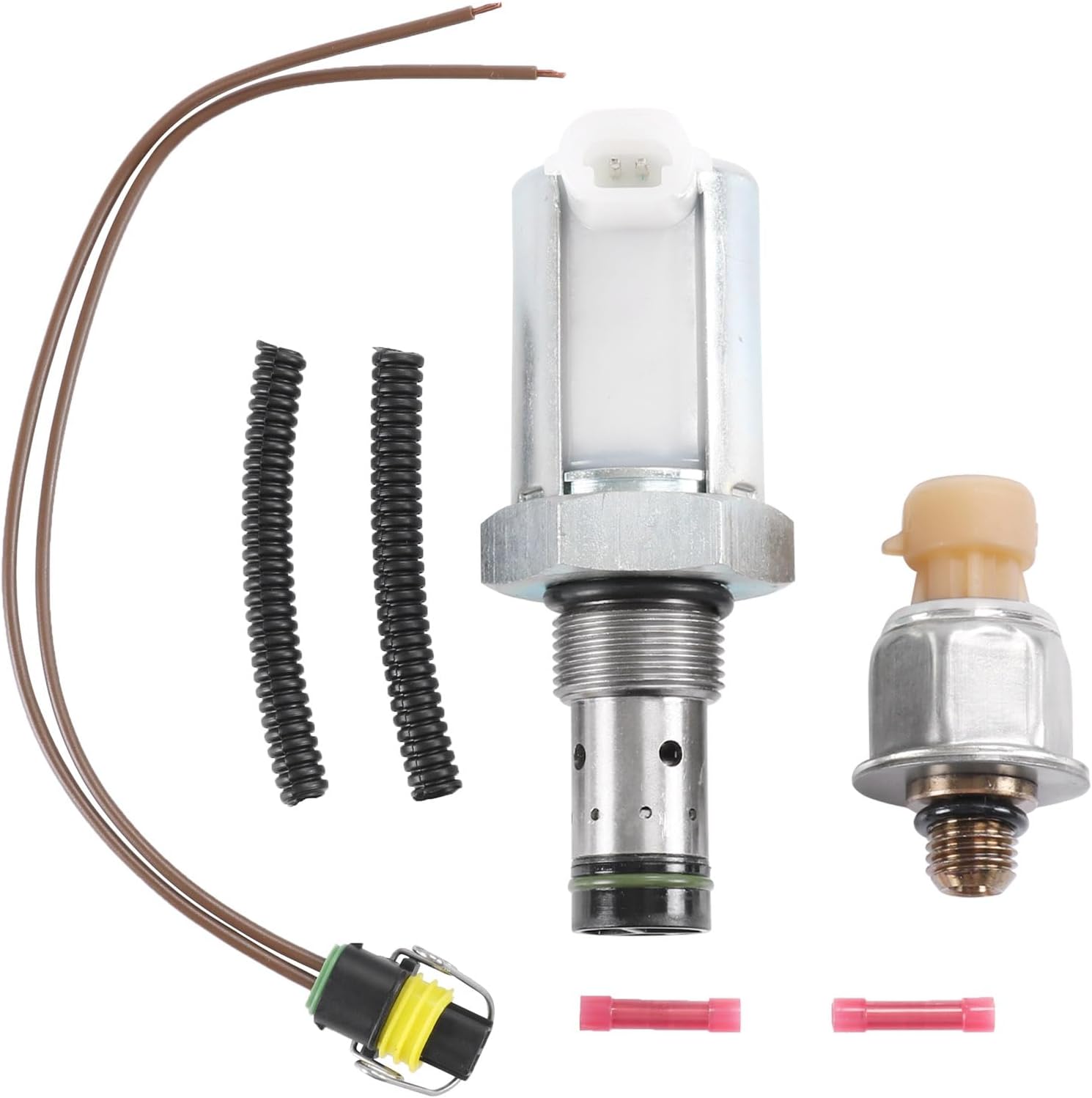 6.0 IPR Valve Injector Pressure Regulator with ICP Sensor & Pigtail Compatible with Ford F250 F350 F450 F550 E350 E450 6.0L V8# 5C3Z-9C968-CA 1846057C1 3C3Z-9C968-AA