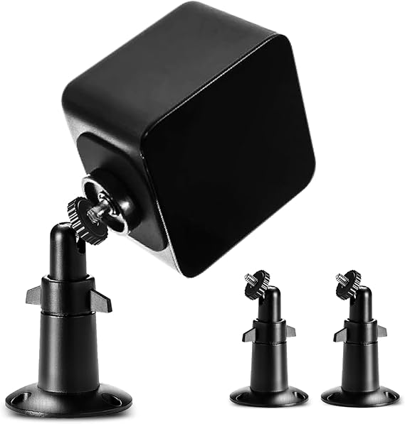 Wall Mount 1/4 Screw Mini Bracket for HTC Vive/Valve Index/Vive PRO Base Station, Universal Metal Wall Mount Bracket for VR Rift Sensor ZJX6
