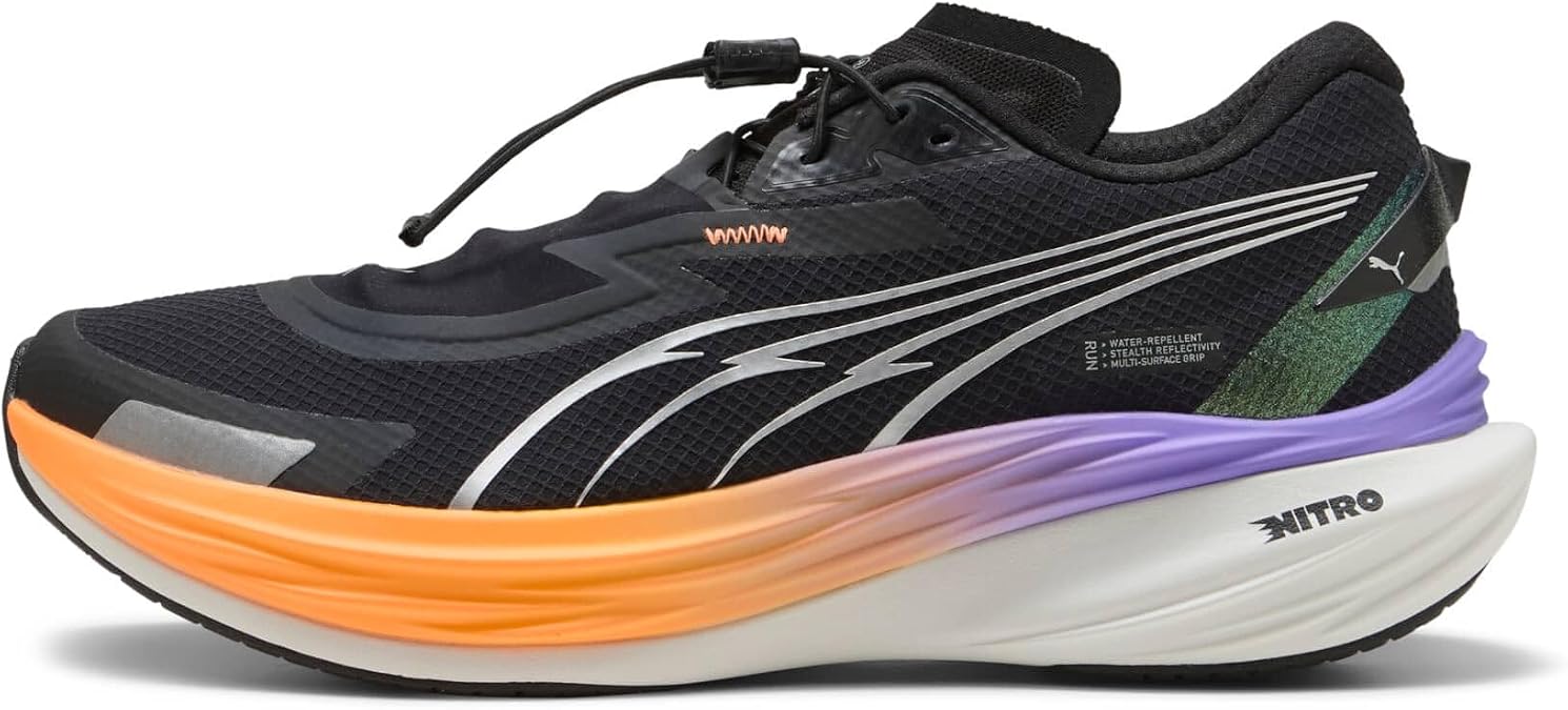 Puma Deviate Nitro 3 Wtr+ Erkek Siyah Koşu Ayakkabısı