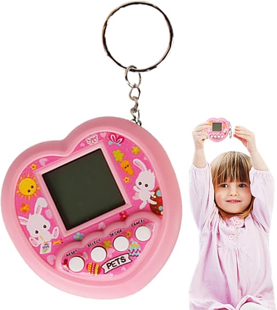 Digital Pet Toys | Virtual Gigapet Cat with 168 Pets - Interactive Digital Pets, Handheld Virtual Pet Keychain for Kids and Adults, Indoor Play, Boys Ages 7+ by Zorza