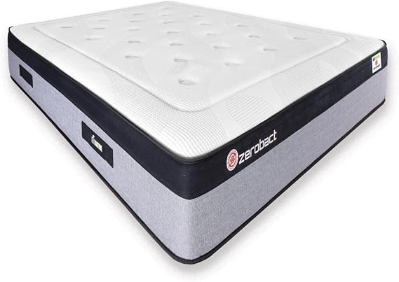 Matnature Zerobact | Superior High Resilience Mattress | Antibacterial Mattress | Great Comfort and Firmness | Height 30 cm | Breathable