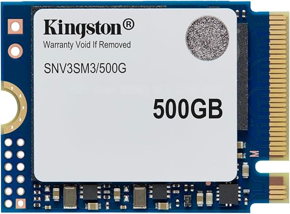 Kingston NV3 NVMe PCIe 4.0 Internal SSD 500GB M.2 2230-SNV3SM3/500G