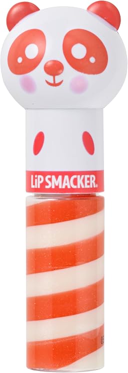 Lip Smacker Lippy Pals Panda, Flavoured Lip Gloss for Kids Inspired by Animals, Safe-to-Use and Color Free, Peach Flavour
