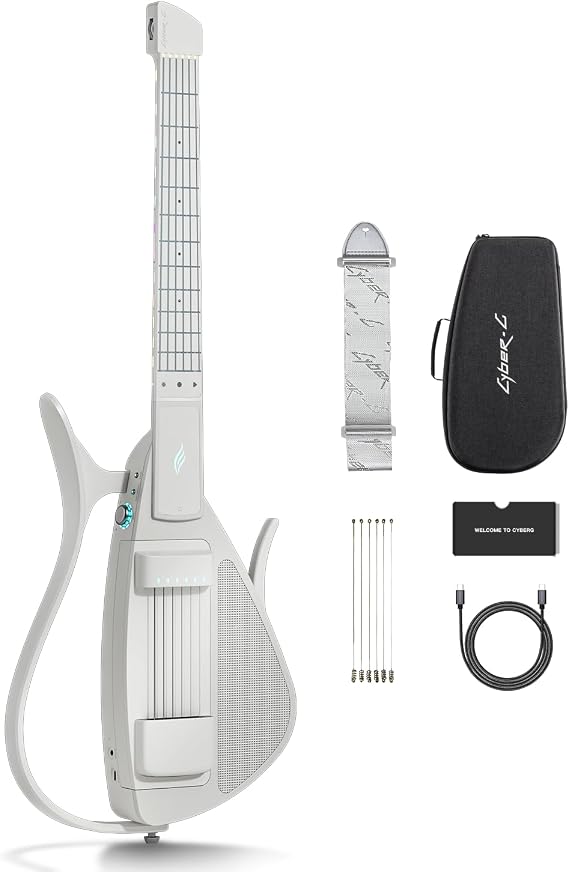 Enya CYBER-G Smart Guitar with Silicone Strings App & Speaker