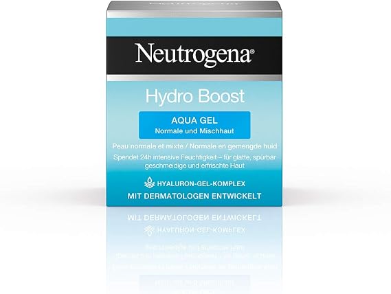 Neutrogena Hydro Boost Aqua Gel - Moisturiser with Hyaluronic Gel Complex - 1 x 50 ml