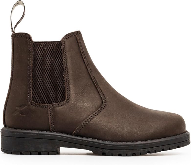 Xpert Heritage Wrangler Junior Dealer Boots Dark Brown UK 2