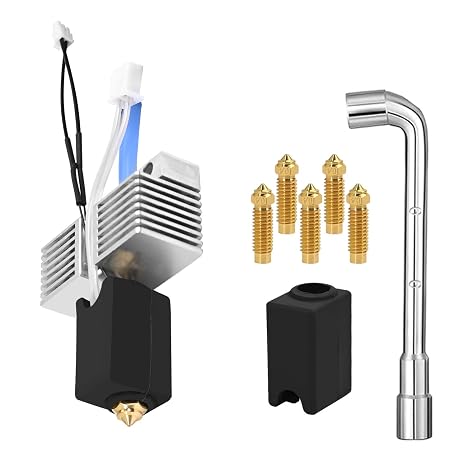Hotend Kit for Neptune 4 Plus/Max, Assembled Print Hot End Kit Head Extruder with heatsink Replacement Kit High Speed Print Head Heater Block Heating for Elegoo Neptune 4 Plus, Neptune 4 Max