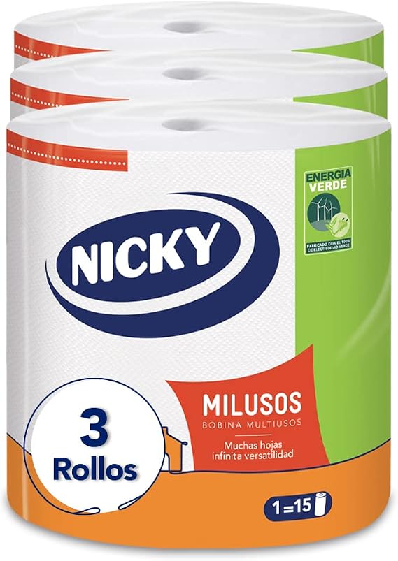 Nicky Miluso, 3 Rolls of Kitchen Paper, 2 Layers
