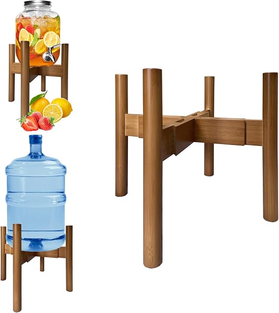 Adjustable Drink Dispenser Holder Stand (15-11 mm) - Suitable for Beverage Dispenser, Water Filter jug, 1-5 Litre Water jug, Table Water Dispenser, Detergent Dispenser