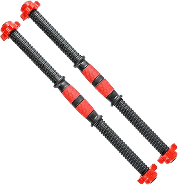 Dumbbell Bar | 2pcs Loadable Dumbbell Handle - Standard Threaded Dumbbell Handle For Men And Women, Weightlifting Accessories, Sold In Pair