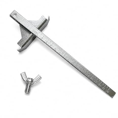 Replacement Circular Saw Edge Guide with Scale and Screw