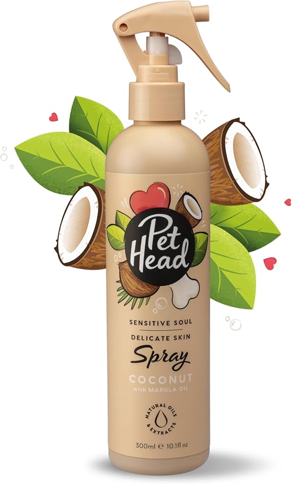 Pet Head Sensitive Soul Dog Deodoriser Spray | Coconut Scent | 300ml