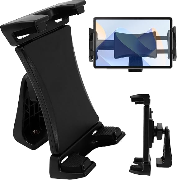 IPad Tripod Mount Adapter, Universal Tablet Clamp Holder, 360 Degree Rotatable Tablet Clamp Holder, for 5.5 to 13.5-inch Mobile Phones and Tablets,for Tripod, Monopod