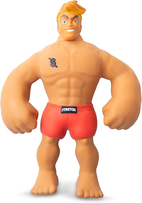 Basic Fun Stretch Armstrong Core Figure - 7 Inch Classic Stretchy Toy - Flexible and Durable Hero Figure for Children Aged 5+ Years