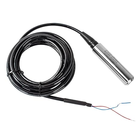 1m-15m Liquid Level Sensor 4-20mA 0-10V 0-5V Probe Hydrostatic Level Transmitter For Water Tank for Water, Oil(6m Range 10m Cable,0-10V)