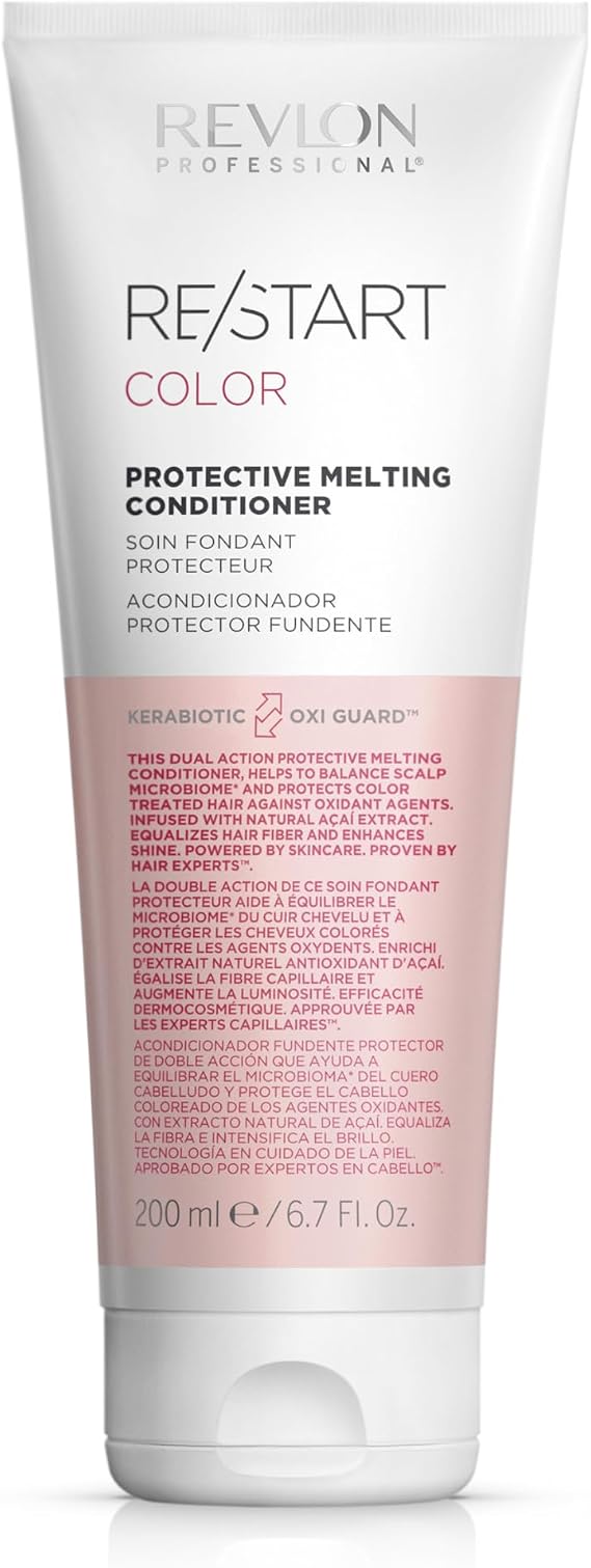 Revlon Professional RE/START Color Protective Melting Conditioner, Deep Nutrition for Dyed Hair, Improves Shine and Smoothness, 200ml