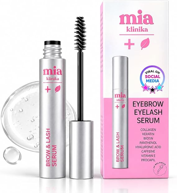 MIA KLINIKA Su Bazlı Kaş & Kirpik Serumu Keratin, Biotin & Peptit 6ml