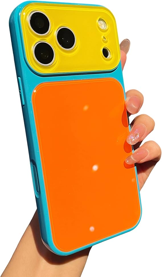 iPhone 16 Pro Max用ケース、オレンジイエロー
