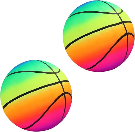 MAGIC SELECT Children's PVC Balls, 2pcs, Rainbow, Ø 23 cm