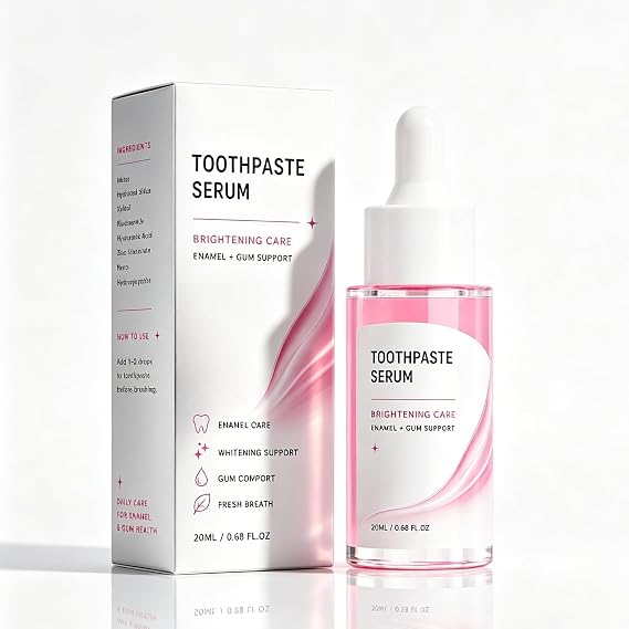 Nano-Hydroxyapatite Toothpaste Serum, Liquid Toothpaste for Sensitive Teeth, Enamel Repair & Remineralization, Suitable for Daily Essential Routine, All Ages, Healthy Smile (1Pack, 20ml)