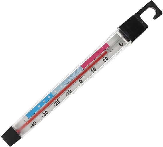 First4Spares Premium Analogue Thermometer for Refrigerators and Freezers (-40°C to +25°C)