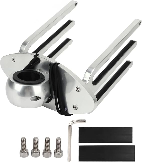 POSTEGE Wakeboard Tower Rack, Wakeboard Tower Boat Board Racks Wake Board Bracket With Quick Release Mechanism Suitable For Boats And Cars,Silver