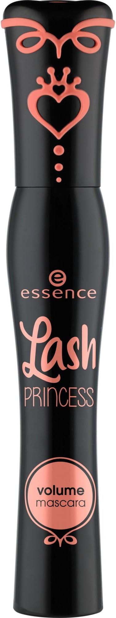Essence Lash Princess Volumizing Mascara - Black, Vegan, Curved, Defining, Extending, Volume-Giving, Oil-Free (Pack of 1)