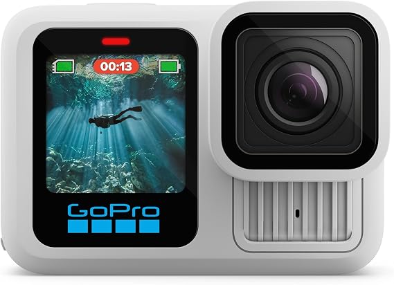 Sınırlı Üretim GoPro HERO13 Siyah Polar Beyaz - 5,3K60 Videolu Su Geçirmez Aksiyon Kamerası, 27 MP Fotoğraf
