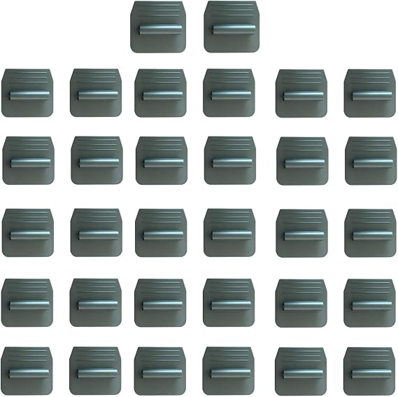 32 Pack Car Sunroof and Window Sunshade Clips Black Mount Bracket Support Holders Heat Insulation Interior Shade Insert Set for Vehicle Sun Protection