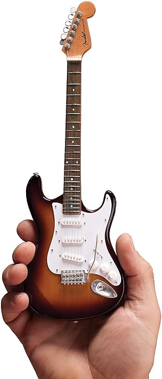 Axe Heaven FS-001 Fender Stratocaster Classic Sunburst Finish Miniature Guitar