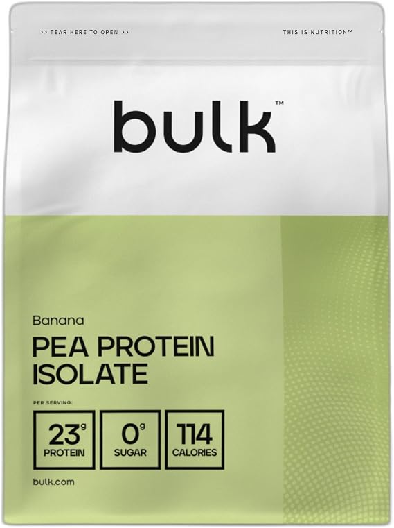 Bulk Pea Protein Isolate Powder, Banana, 1 kg