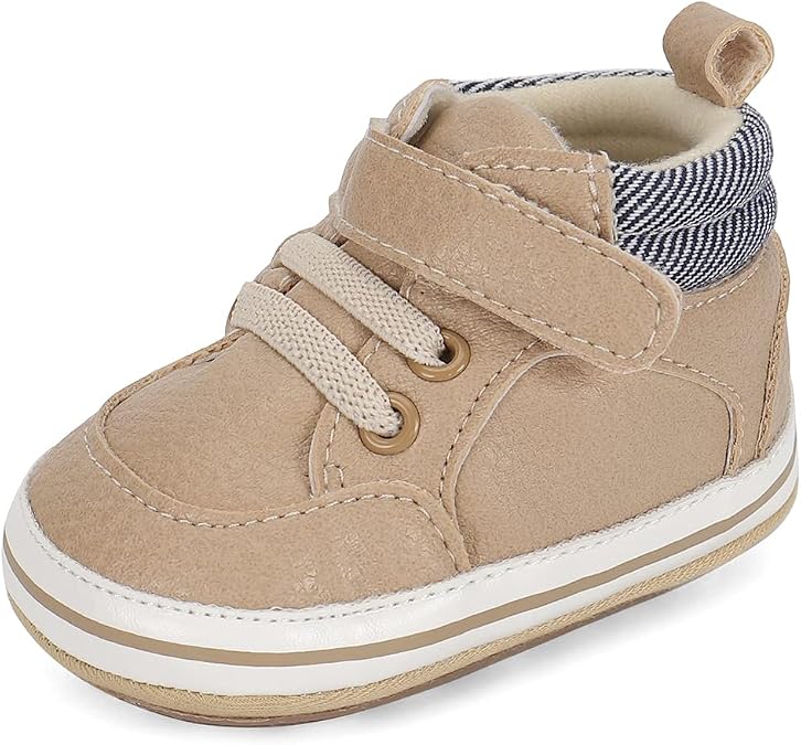 MK MATT KEELY Baby Boys Girls Soft Sole Sneakers Infant PU Leather Shoes Prewalkers