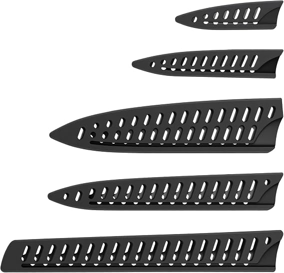 5Pcs Kitchen Knives Sheath Set Universal Guard Safety Knife Cover