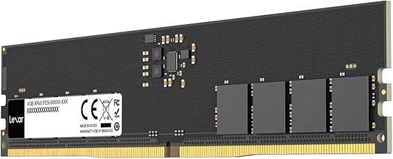 Lexar UDIMM 16GB DDR5 RAM 5600MHz CL46, 288-Pin Computer RAM, High-Performance DRAM U-DIMM for PC/Computer Memory, AI, 1.1V, CL46-45-45-90