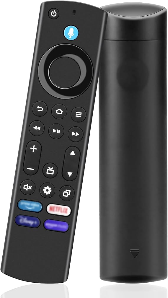 Replacement Voice Remote with Voice Function Fit for AMZ Smart TV Stick(4k, 2nd Gen, 3rd Gen, Life), for AMZ Smart TV Cube(1st Gen, 2nd Gen, 3rd Gen),AMZ Smart TVs/Insignia/Pioneer (4rd)